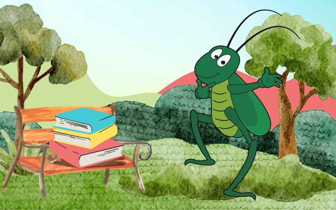 Englisch lernen mit Chris, dem Grashüpfer (5 – 9 Jahre)